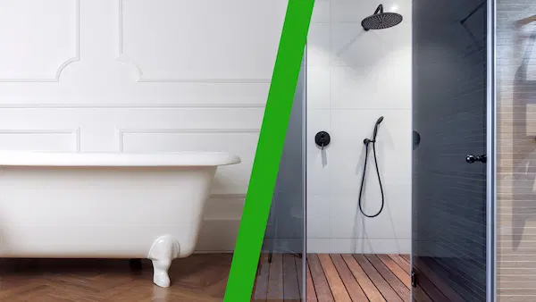 Trasformazione di vasca da bagno in doccia a Noale